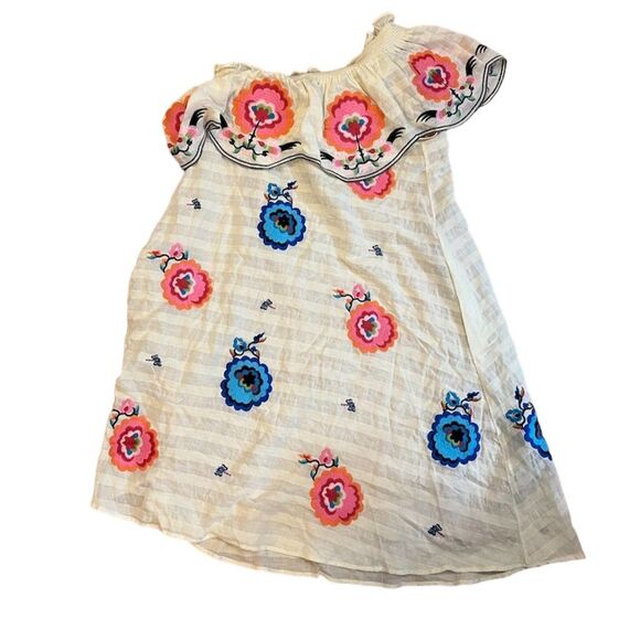 Anthropologie x Tracy Reese Plenty Floral One-Shoulder Midi Dress Size S - Picture 6 of 6